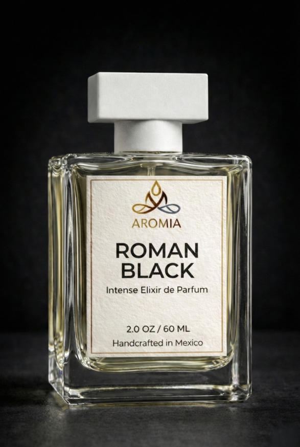 Roman Black  (Inspired by Valentino Born in Rome)