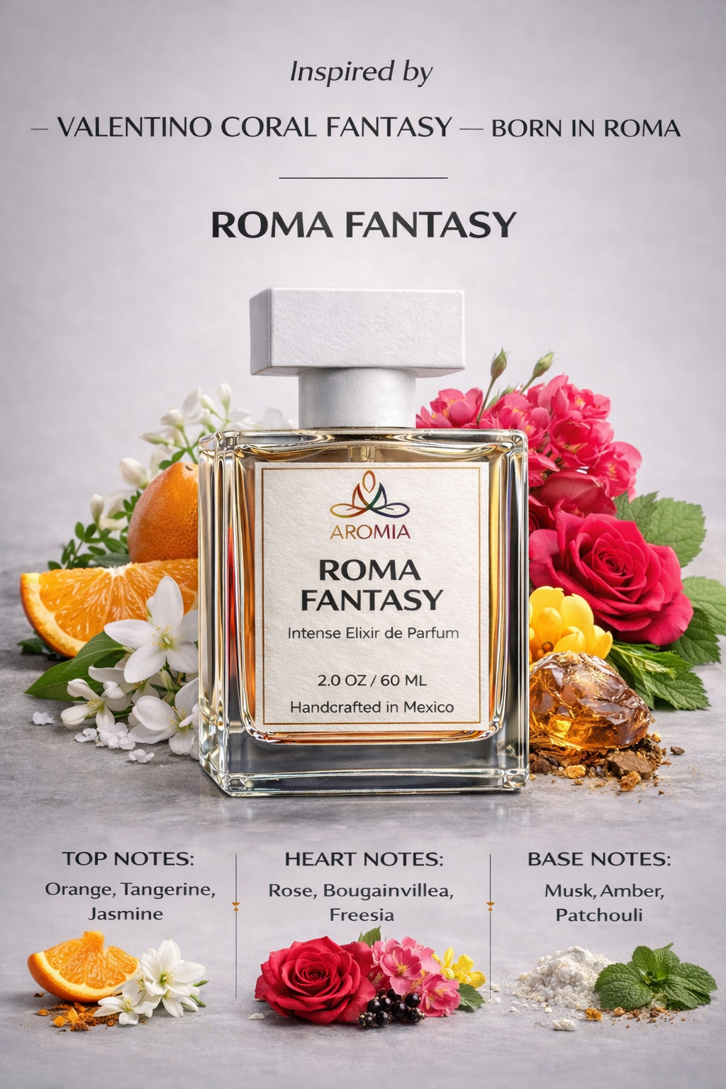 Roma Fantasy (Inspired by Valentino Coral Fantasy Born in Roma)