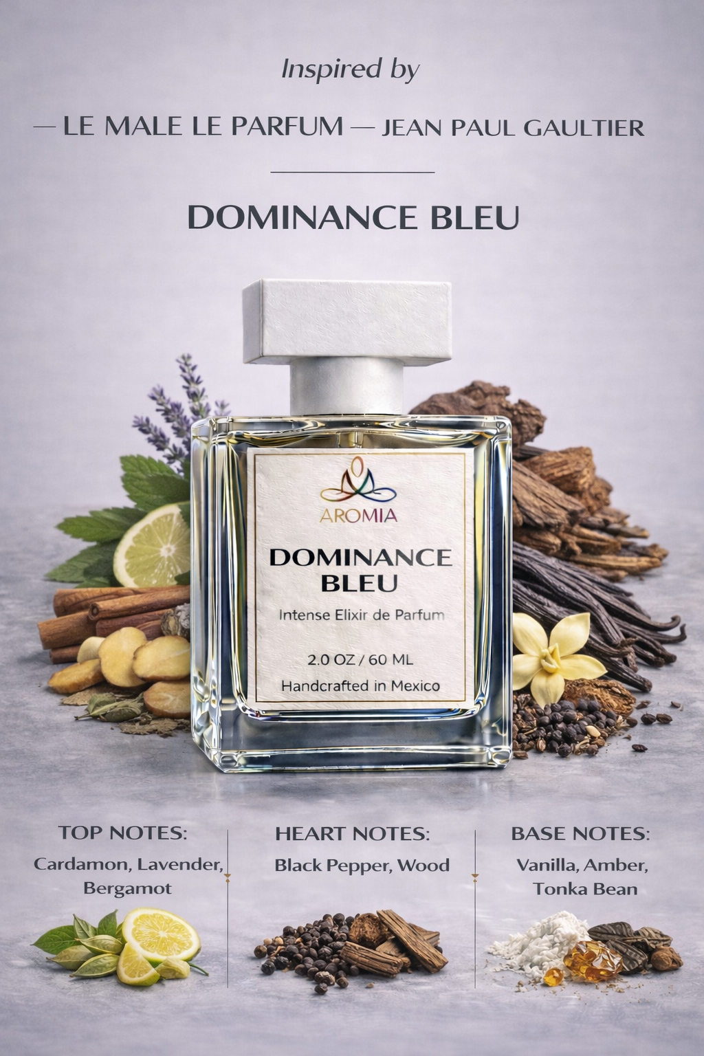 Dominance Bleu (Inspired by Le Male Le Parfum de Jean Paul Gaultier)