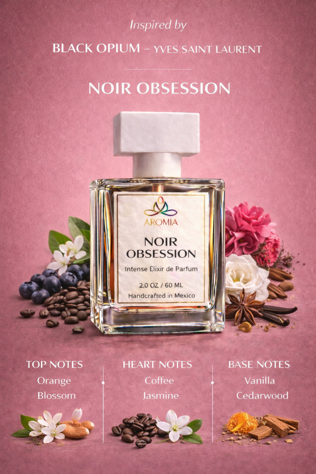 Noir Obsession Inspired by Black Opium by Yves Saint Laurent
